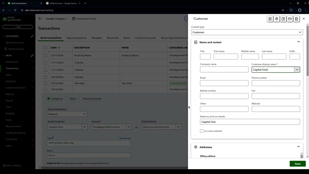 Loan Management in QuickBooks Online